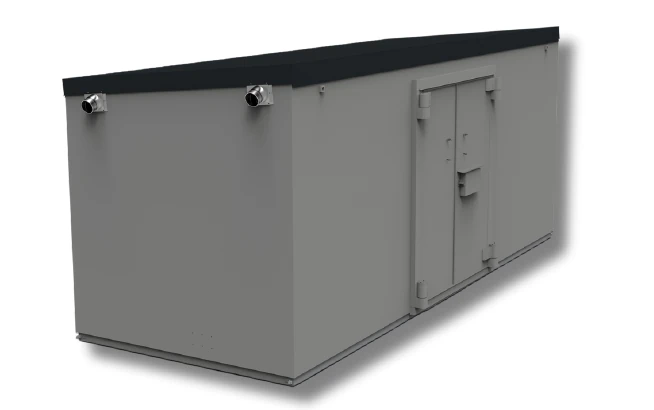 Containervault 20 feet Grade V with double door Grade VI