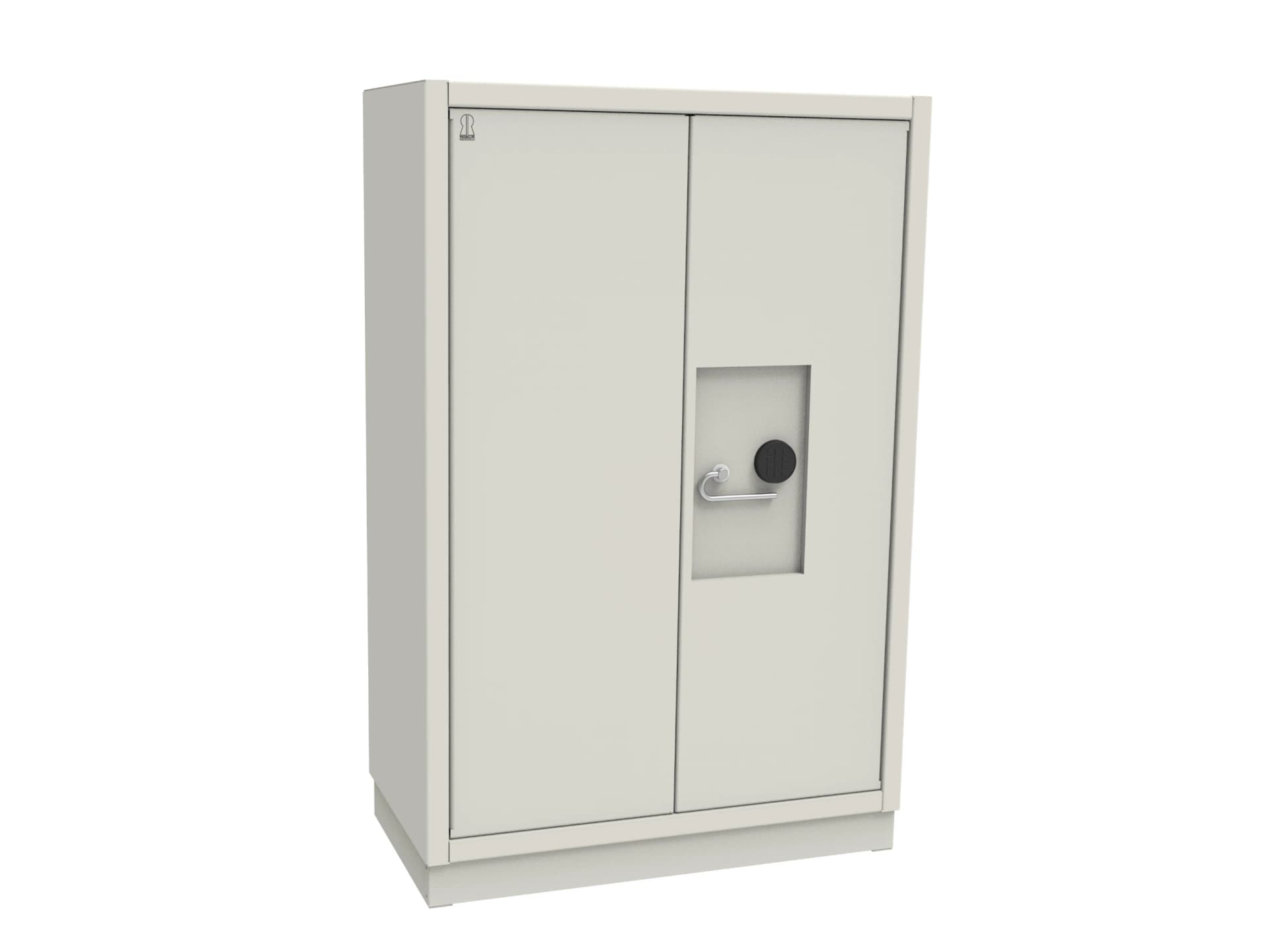 Security cabinet with recessable doors RSK 1600/2